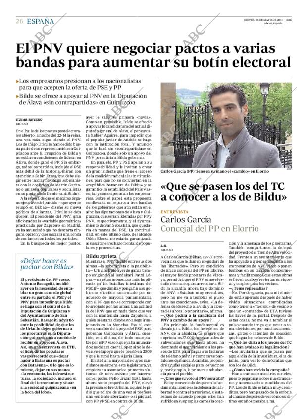 ABC MADRID 26-05-2011 página 26