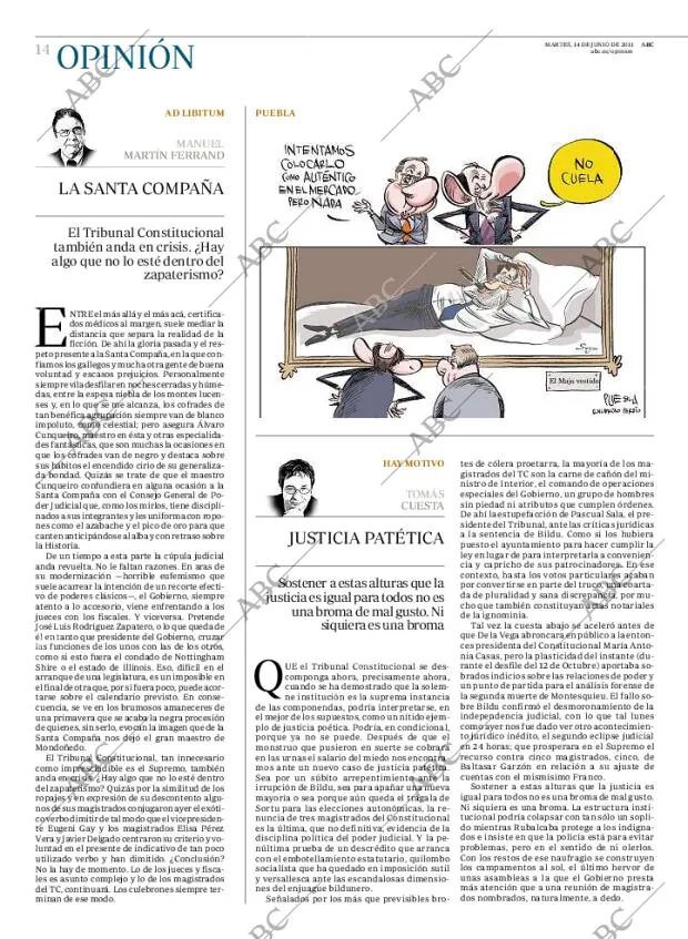 ABC MADRID 14-06-2011 página 14