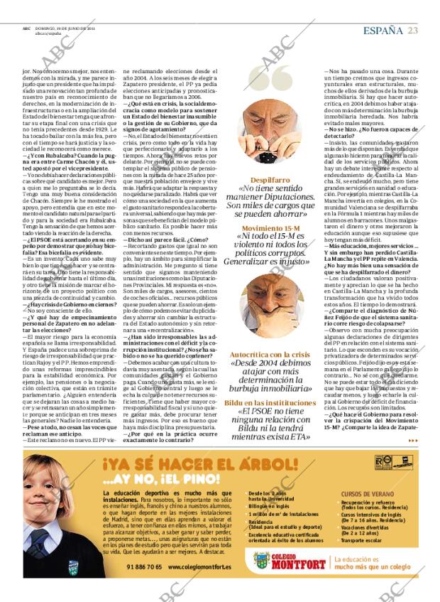 ABC MADRID 19-06-2011 página 23