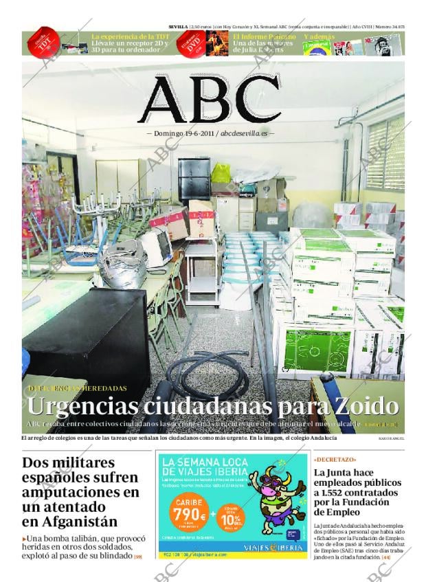 ABC SEVILLA 19-06-2011 página 1
