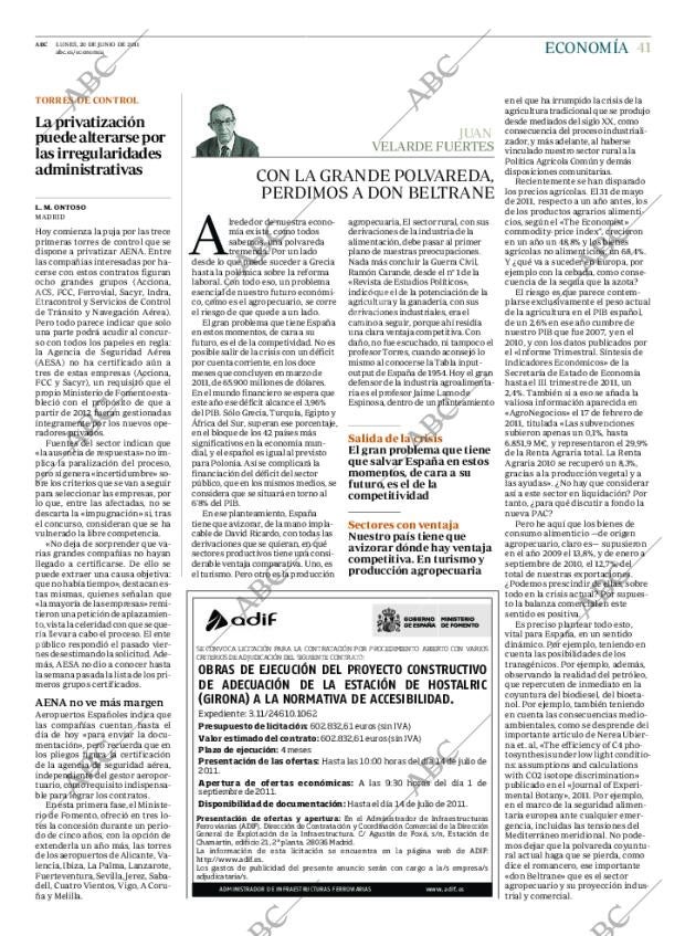 ABC MADRID 20-06-2011 página 43