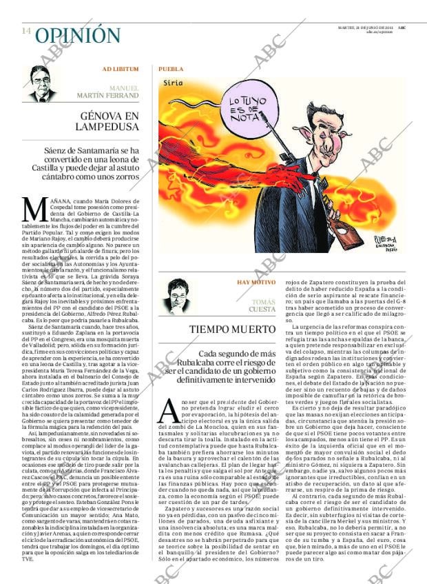 ABC MADRID 21-06-2011 página 14