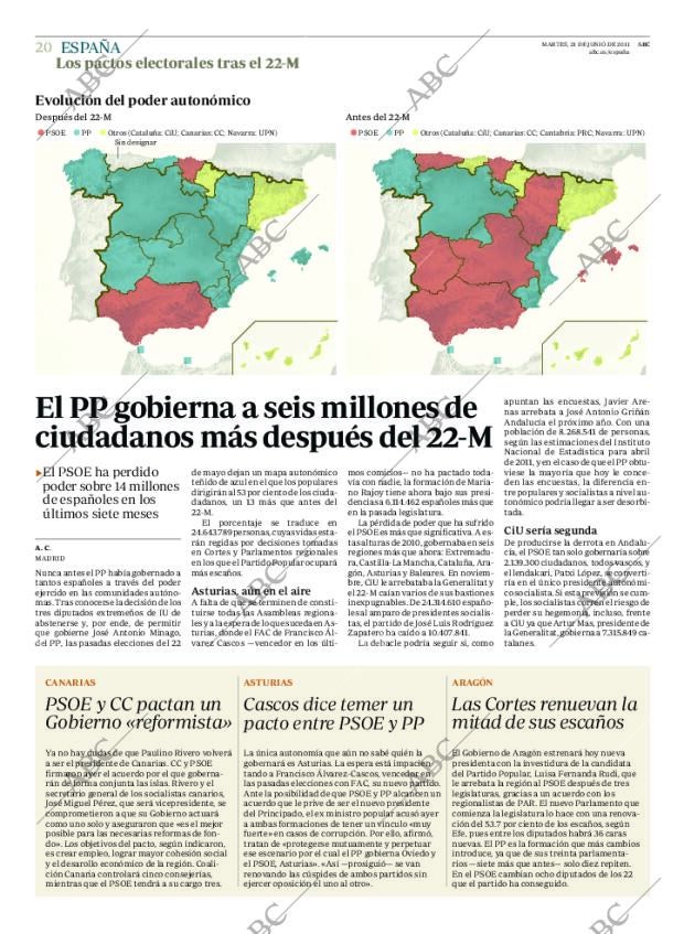 ABC MADRID 21-06-2011 página 20