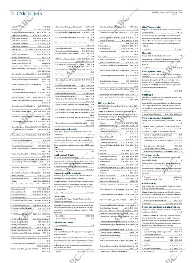 ABC MADRID 21-06-2011 página 70