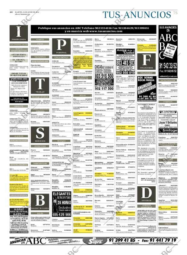 ABC MADRID 21-06-2011 página 75