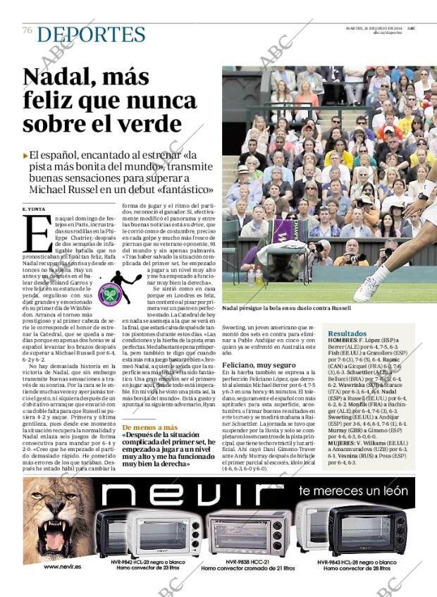ABC MADRID 21-06-2011 página 76