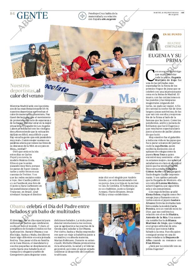ABC MADRID 21-06-2011 página 84