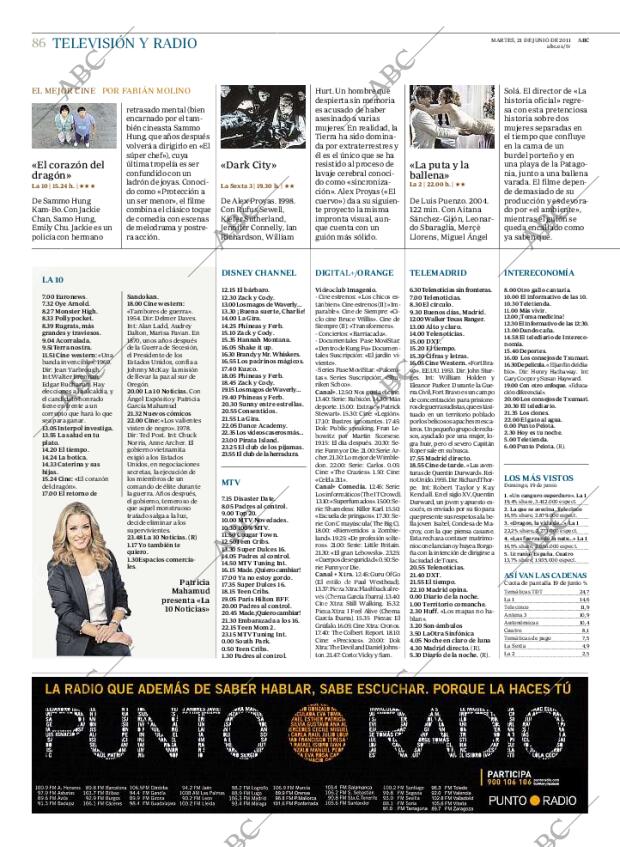 ABC MADRID 21-06-2011 página 86
