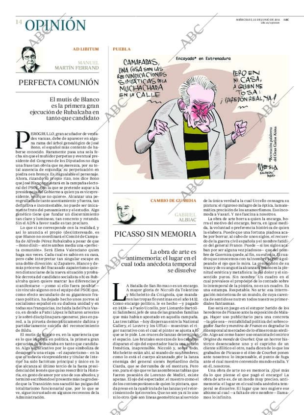 ABC MADRID 22-06-2011 página 14