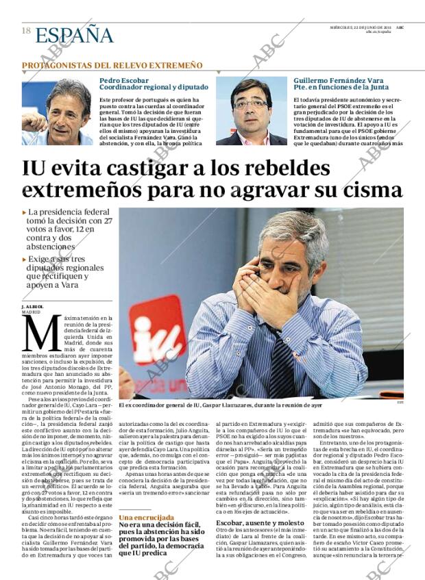 ABC MADRID 22-06-2011 página 18