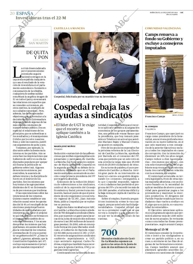 ABC MADRID 22-06-2011 página 20