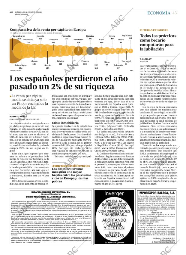 ABC MADRID 22-06-2011 página 43