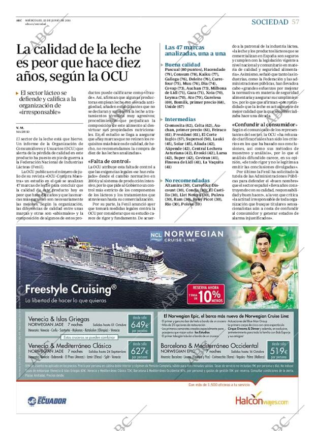 ABC MADRID 22-06-2011 página 57