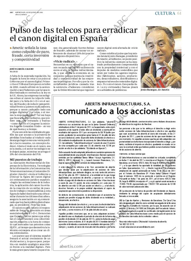 ABC MADRID 22-06-2011 página 61