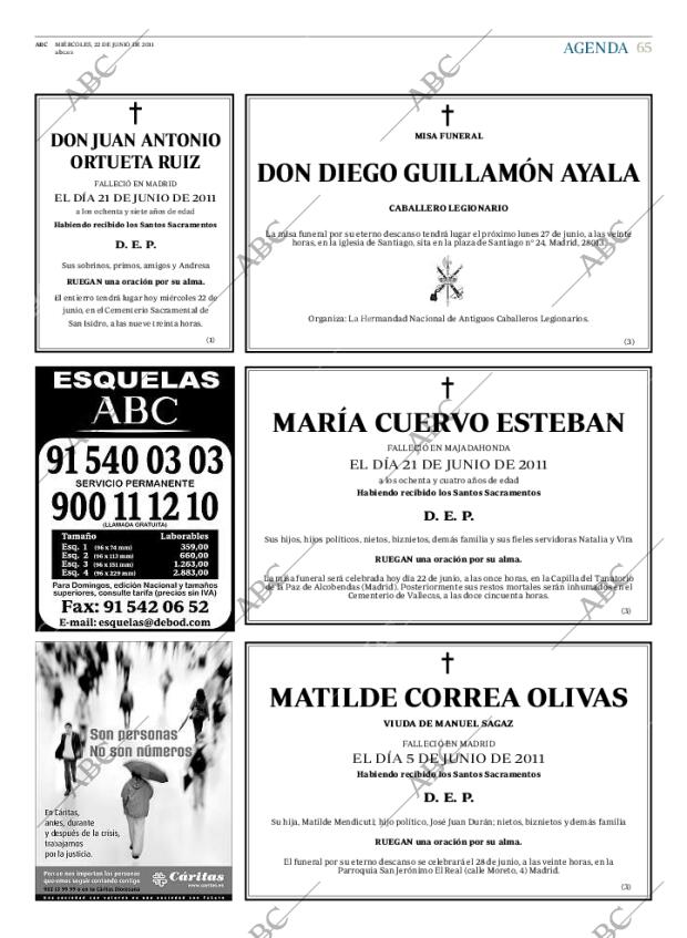 ABC MADRID 22-06-2011 página 65