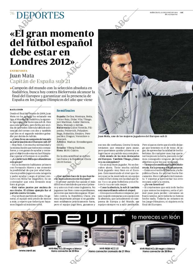 ABC MADRID 22-06-2011 página 76