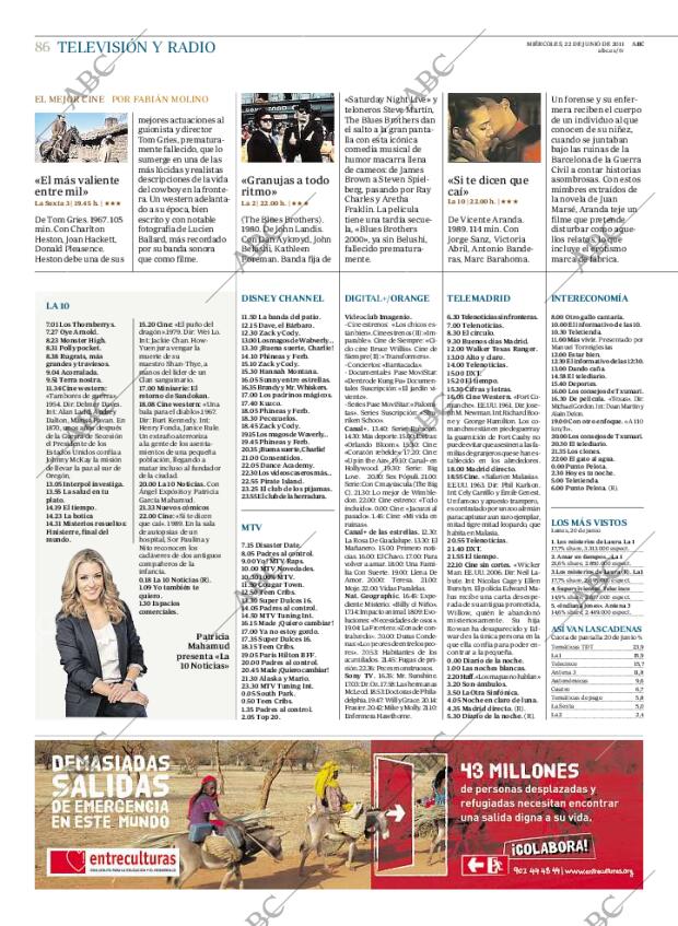 ABC MADRID 22-06-2011 página 86