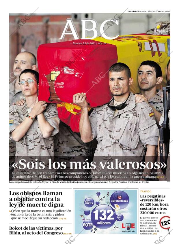 ABC MADRID 28-06-2011 página 1