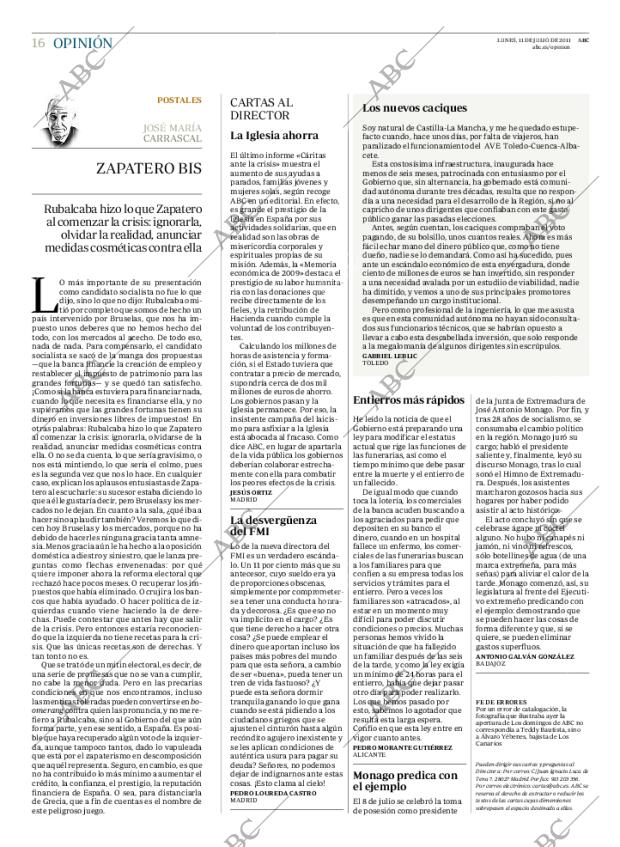 ABC MADRID 11-07-2011 página 16