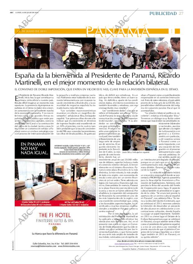 ABC MADRID 11-07-2011 página 27