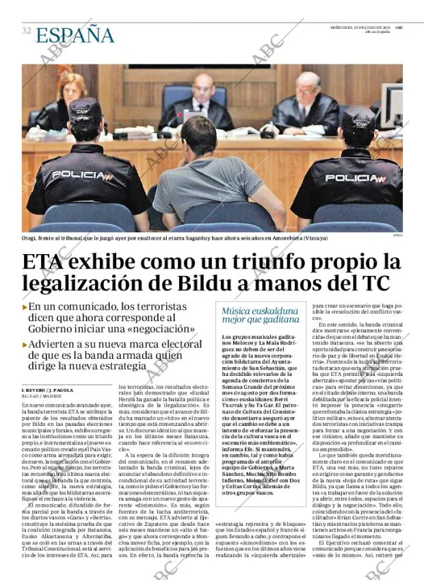 ABC MADRID 13-07-2011 página 32