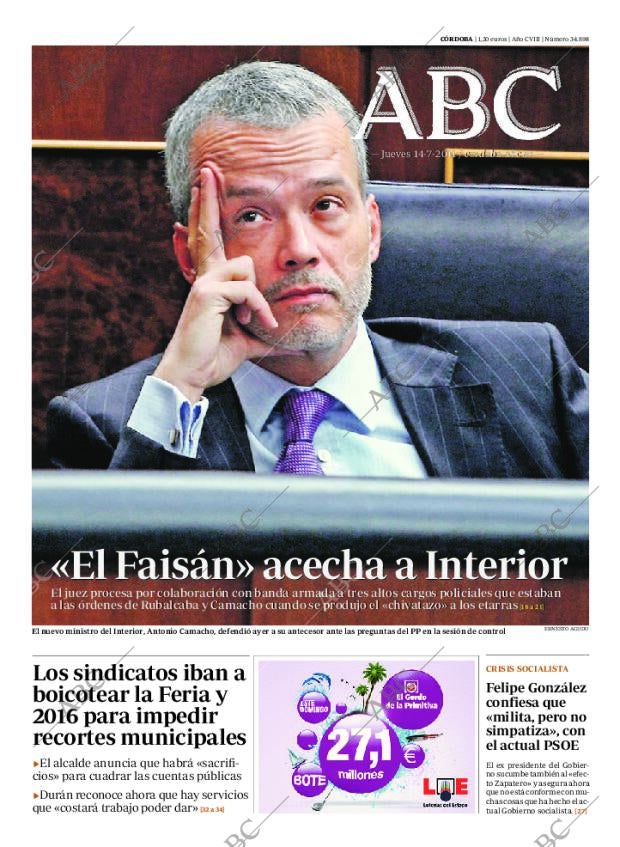 ABC CORDOBA 14-07-2011 página 1