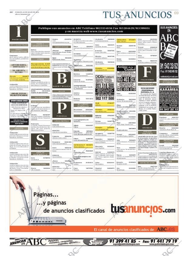 ABC MADRID 16-07-2011 página 69