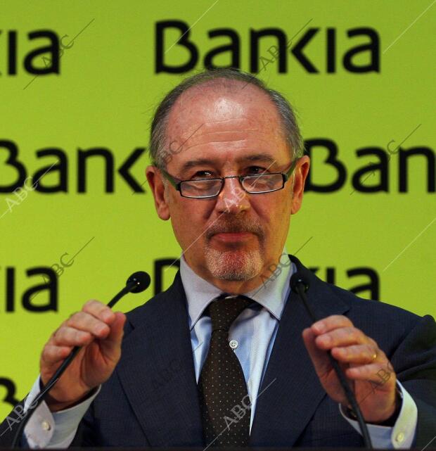 En la imagen, el presidente Rodrigo Rato - Archivo ABC