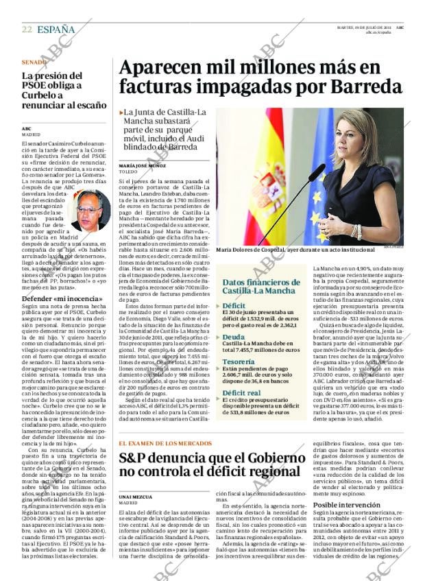 ABC MADRID 19-07-2011 página 22