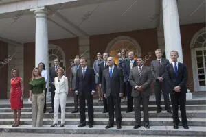 Jose Luis Rodriguez Zapatero presenta su nuevo gobierno tras la salida de...