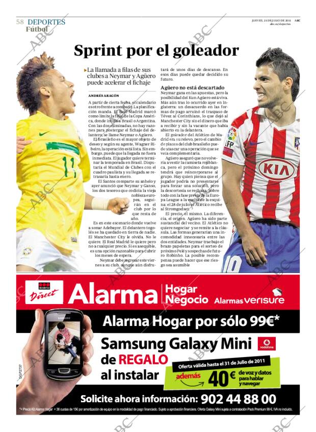 ABC MADRID 21-07-2011 página 58