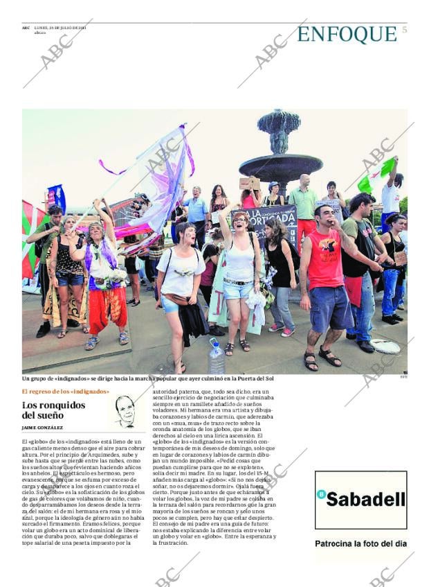 ABC MADRID 25-07-2011 página 5