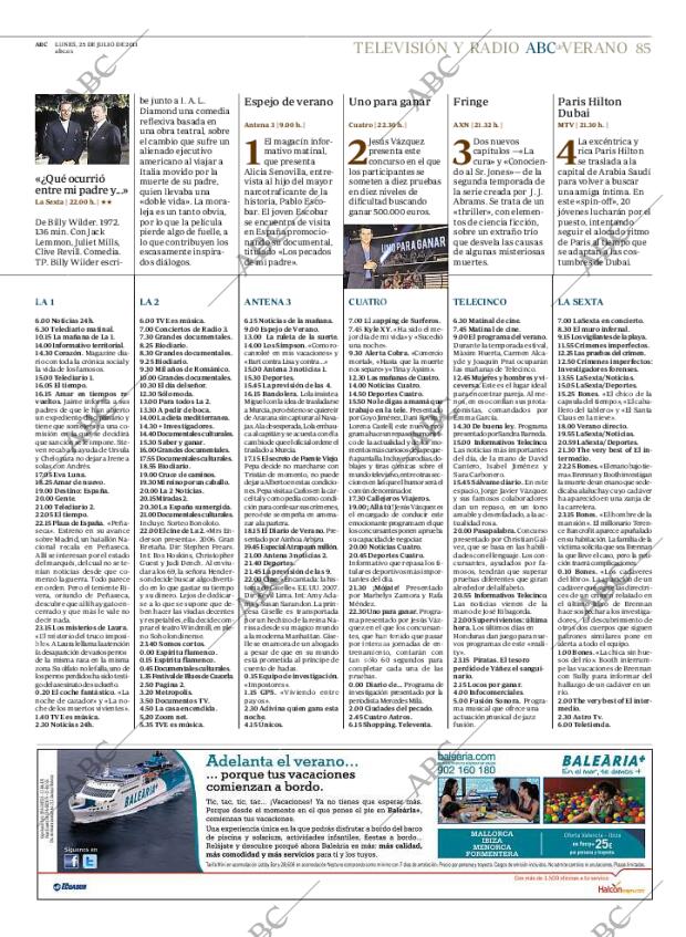 ABC MADRID 25-07-2011 página 85