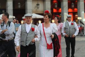 Plaza Mayor pregón de las fiestas a cargo de Luis Merlo foto, Isabel Permuy...