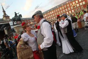 Plaza Mayor pregón de las fiestas a cargo de Luis Merlo foto, Isabel Permuy...