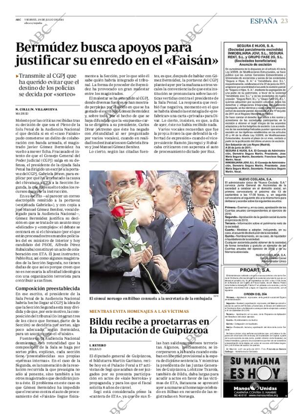 ABC MADRID 29-07-2011 página 23