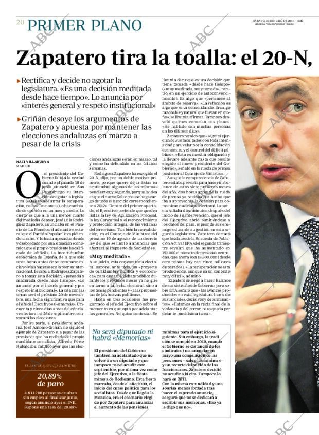 ABC SEVILLA 30-07-2011 página 20