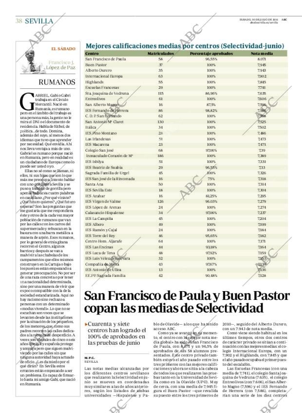ABC SEVILLA 30-07-2011 página 38