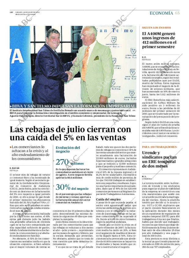 ABC SEVILLA 30-07-2011 página 65