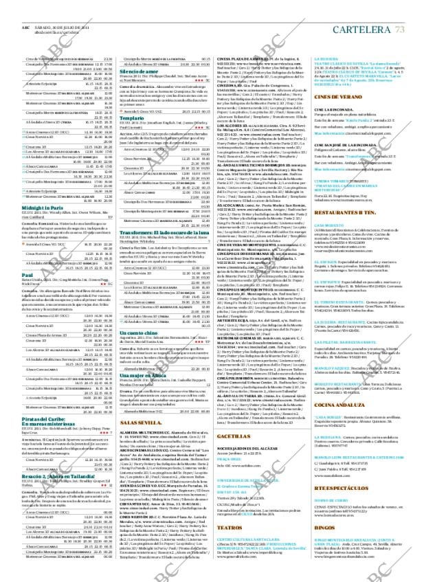 ABC SEVILLA 30-07-2011 página 73