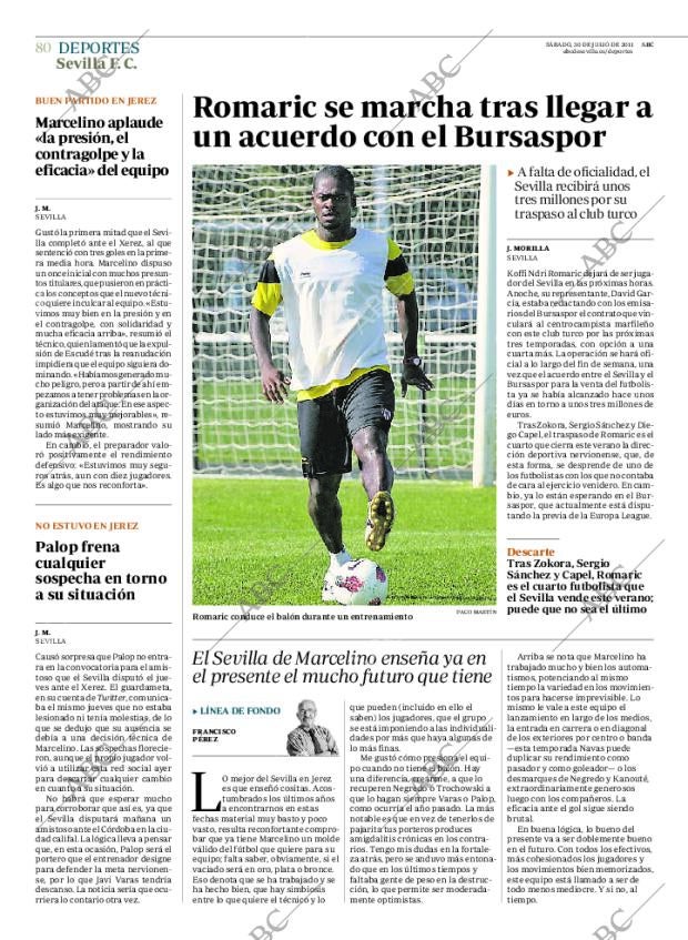 ABC SEVILLA 30-07-2011 página 80