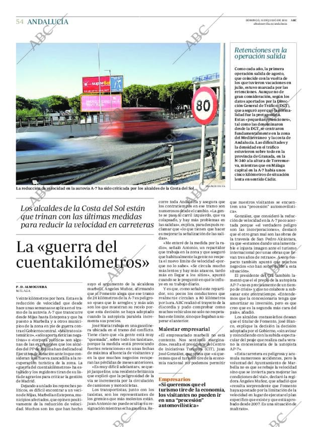 ABC SEVILLA 31-07-2011 página 54