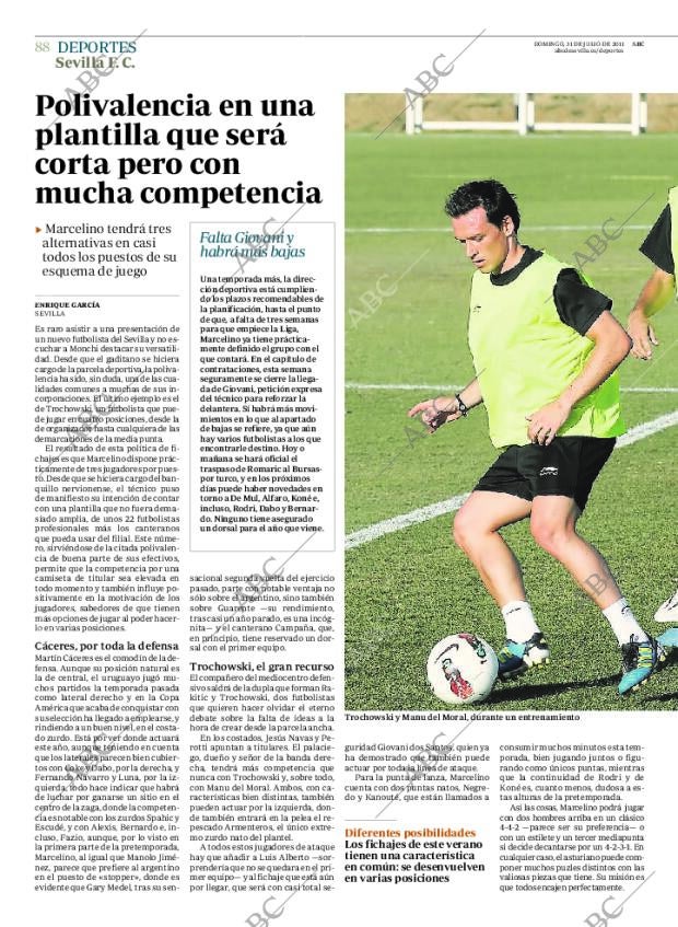 ABC SEVILLA 31-07-2011 página 88