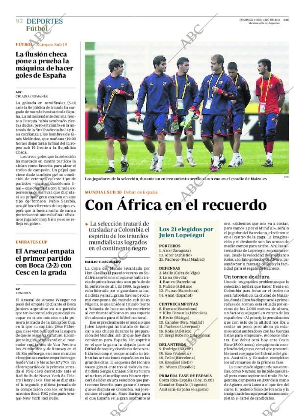 ABC SEVILLA 31-07-2011 página 92