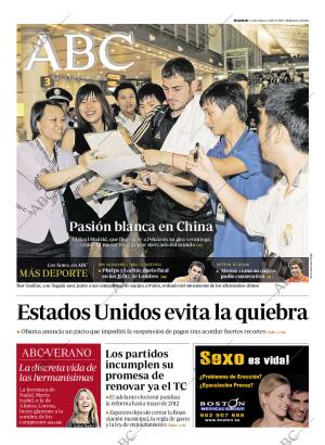 ABC MADRID 01-08-2011 página 1