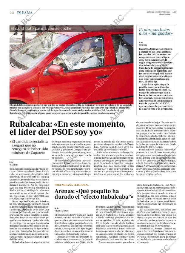 ABC MADRID 01-08-2011 página 20