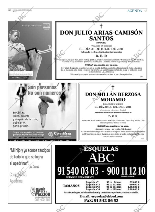 ABC MADRID 01-08-2011 página 43