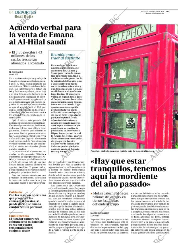 ABC SEVILLA 08-08-2011 página 64