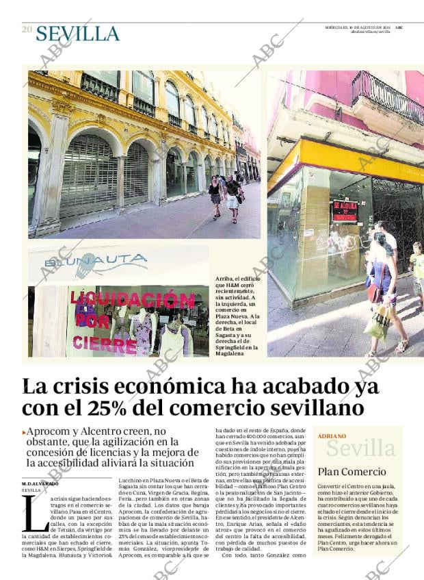 ABC SEVILLA 10-08-2011 página 20