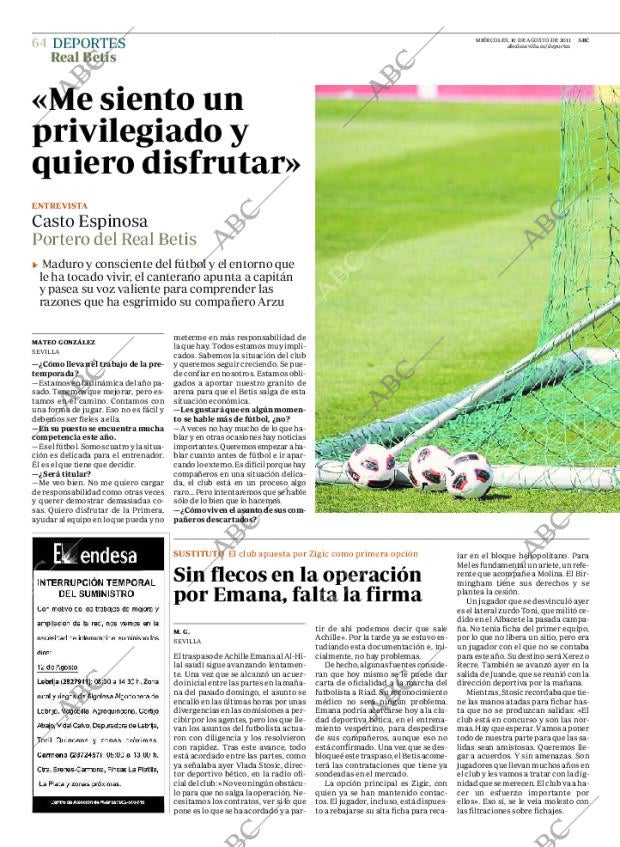 ABC SEVILLA 10-08-2011 página 64
